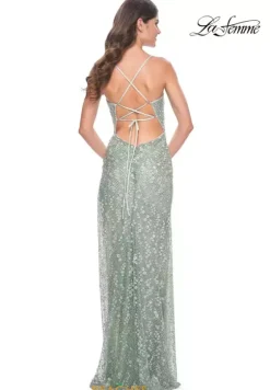 Fitted|Long Dresses^La Femme 31993