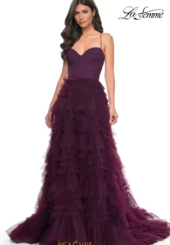 Ball Gowns|A Line^La Femme 32071