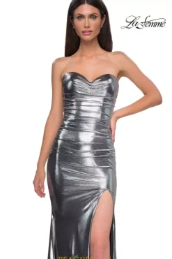 Fitted|Long Dresses^La Femme 32806