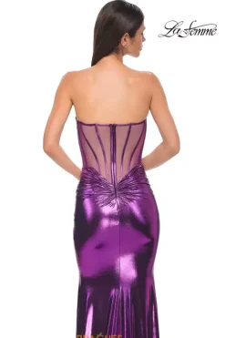 Fitted|Long Dresses^La Femme 32806