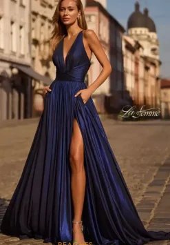 A Line|Long Dresses^La Femme 32917