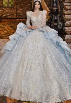 Quince Dresses With Sleeves|Plus Sized Quince Dresses^LizLuo Quinceanera 80034