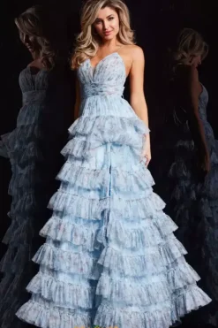 Wedding Guest|Sweet Sixteen^Jovani Long Tulle A Line Dress 36571