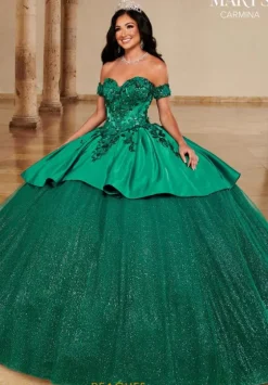 Plus Sized Quince Dresses|Sweet Sixteen^Mary's Mary's MQ1097 Jade