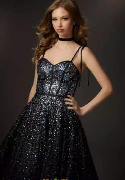 Long Dresses|Pageant^Morilee 48024 Black/Multi