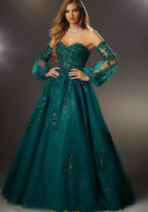 Sweet Sixteen|Quince Dresses With Sleeves^Morilee 48053