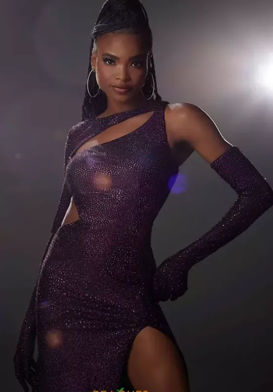 Long Sleeve Prom Dresses|Sexy^Morilee 48015 Black/Pink