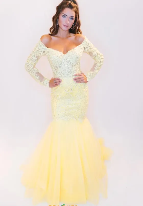 Long Sleeve Prom Dresses|Mermaid^Morilee 43060