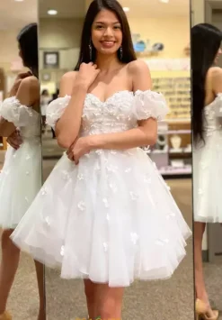 Bat Mitzvah|8Th Grade Dance^Morilee Damas Morilee Homecoming 9581 White