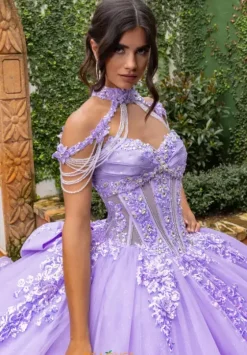 Sweet Sixteen^Rachel Allan Quince Necklace Only. Dress Not Included.