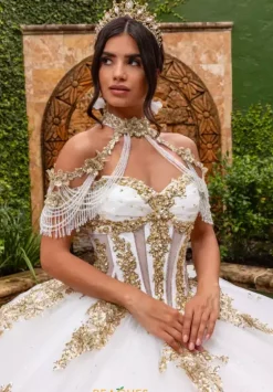 Sweet Sixteen^Rachel Allan Quince Necklace Only. Dress Not Included.