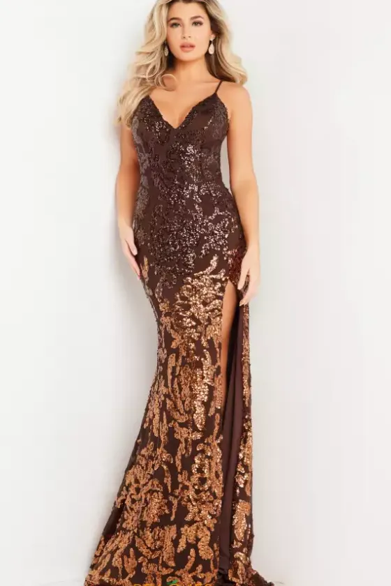 Fitted|Long Dresses^Jovani Open Back Fitted Long Dress 09749