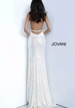 Fitted|Long Dresses^Jovani Open Back Fitted Sequins Dress 1012