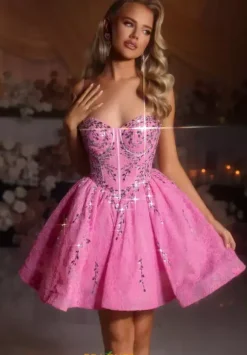 Bat Mitzvah|8Th Grade Dance^Portia and Scarlett PS25784 Pink