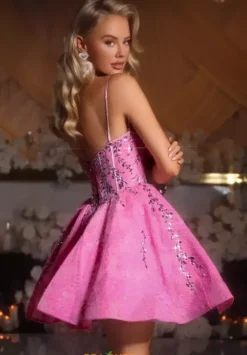 Bat Mitzvah|8Th Grade Dance^Portia and Scarlett PS25784 Pink