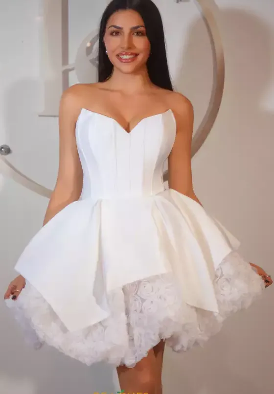 Bat Mitzvah|8Th Grade Dance^Portia and Scarlett PS25577 Ivory