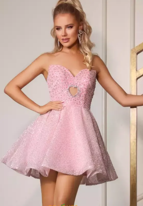 Bat Mitzvah|8Th Grade Dance^Portia and Scarlett PS25747 Pink