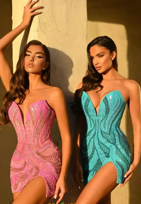 Short Homecoming Dresses|Quince Guest Dresses^Portia and Scarlett PS25816C