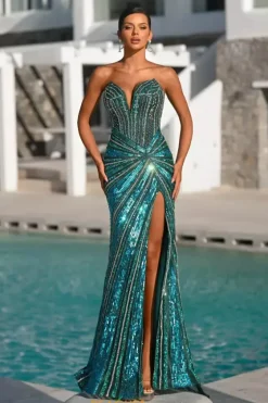 Long Dresses|Plus Sized Dresses^Portia and Scarlett PS26431C