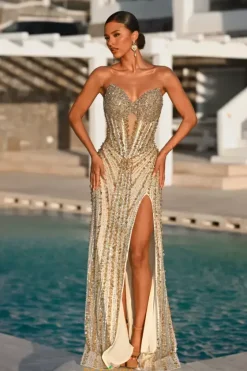 Long Dresses|Plus Sized Dresses^Portia and Scarlett PS26403C