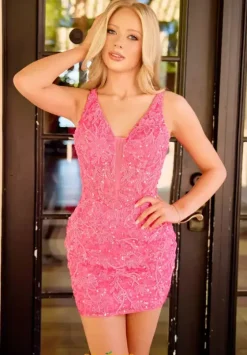 Short Homecoming Dresses|Quince Guest Dresses^Primavera 4423