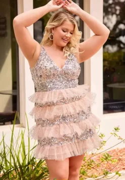 Short Homecoming Dresses|Plus Size Homecoming Dresses^Primavera 14092