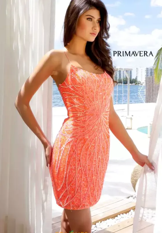 Short Homecoming Dresses|Wedding Guest^Primavera 4001