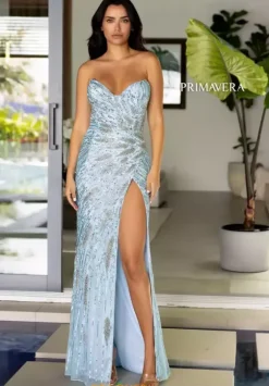 Fitted|Plus Size^Primavera 4108 Powder Blue