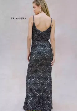 Quince Guest Dresses|Military Ball^Primavera 13139 Charcoal