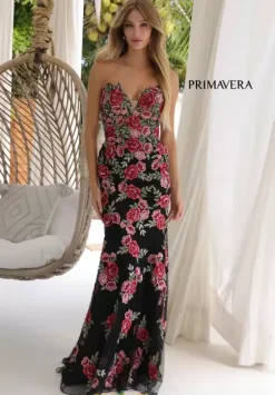 Wedding Guest|Quince Guest Dresses^Primavera 4354 Black