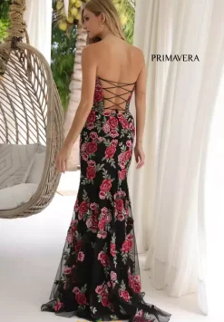 Wedding Guest|Quince Guest Dresses^Primavera 4354 Black