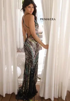 Fitted|Long Dresses^Primavera 4302