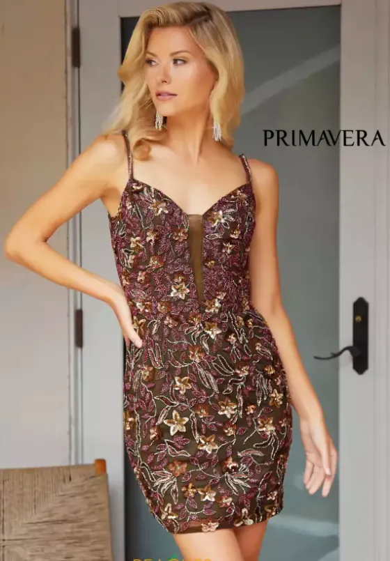 Short Homecoming Dresses|Wedding Guest^Primavera 4209