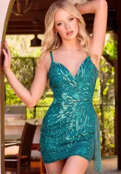 Short Homecoming Dresses|Quince Guest Dresses^Primavera 4466