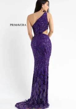Long Homecoming Dresses|Fitted^Primavera 3766 Purple