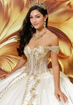 Quince Dresses With Sleeves|Plus Sized Quince Dresses^Princesa Quinceanera PR30210