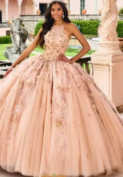 Plus Sized Quince Dresses|Sweet Sixteen^Princesa Quinceanera PR12262 Rose Gold