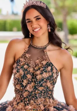 Plus Sized Quince Dresses|Sweet Sixteen^Princesa Quinceanera PR12262 Rose Gold
