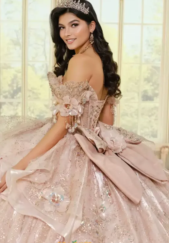 Plus Sized Quince Dresses|Sweet Sixteen^Princesa Quinceanera PR70106 Rose Quartz