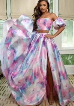 Long Dresses|Sweet Sixteen^Rachel Allan 70921 Pink Multi