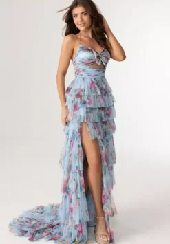 Long Dresses|Quince Guest Dresses^Rachel Allan 71010 Blue Multi