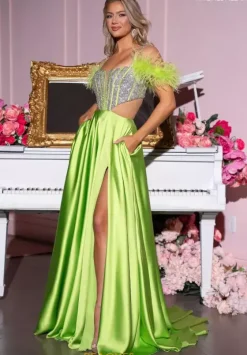 Long Dresses|Pageant^Rachel Allan 70519 Lime