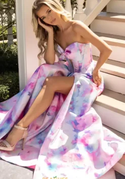 Long Dresses|Sweet Sixteen^Rachel Allan 71036 Pink Multi