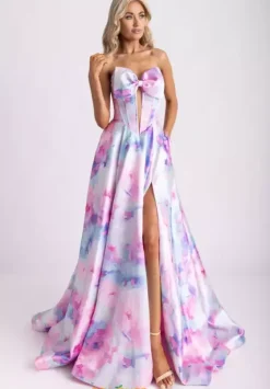 Long Dresses|Sweet Sixteen^Rachel Allan 71036 Pink Multi
