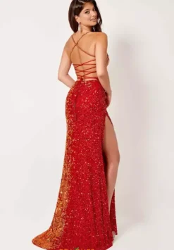 Fitted|Long Dresses^Rachel Allan 70316 Black/Gold