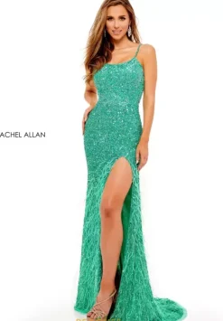 Fitted|Long Dresses^Rachel Allan 70150 Jade