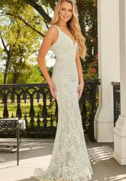 Fitted|Long Dresses^Rachel Allan 70277