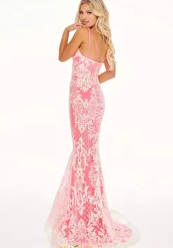 Fitted|Long Dresses^Rachel Allan 70277