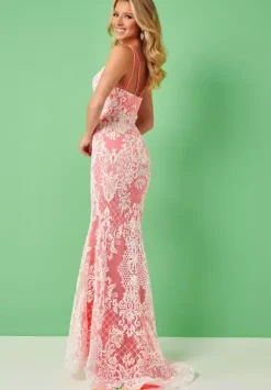 Fitted|Long Dresses^Rachel Allan 70277