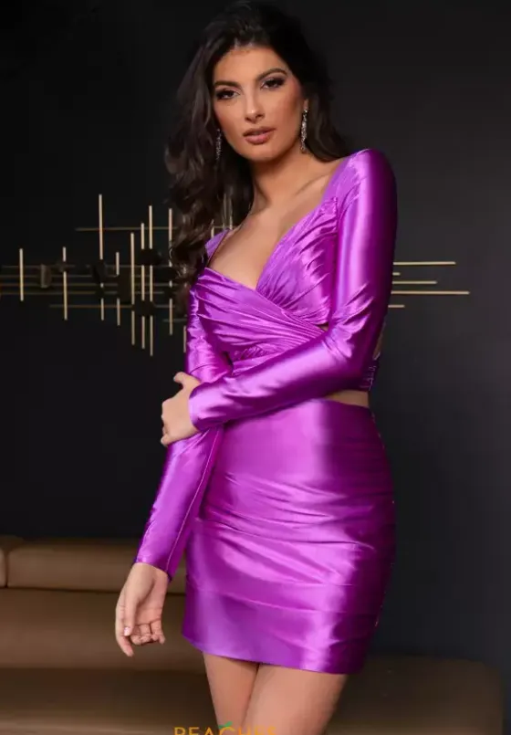 Long Sleeve Hc Dresses|Short Homecoming Dresses^Rachel Allan 40498